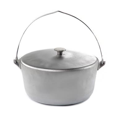 СИЛА Котел алюмінієвий з кришкою та дужкою 255мм 6л Хозтовари