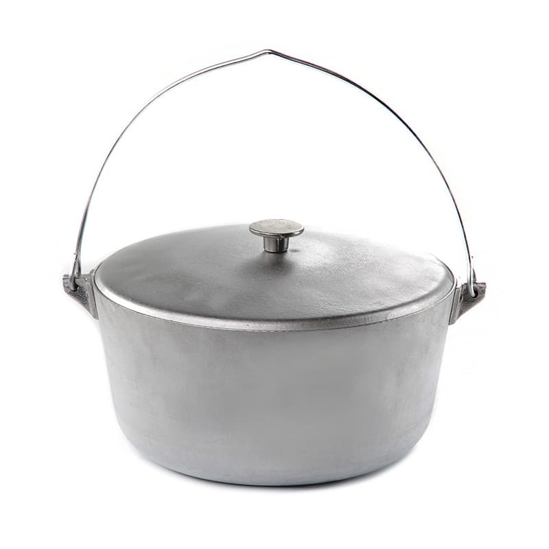 СИЛА Котел алюмінієвий з кришкою та дужкою 255мм 6л Хозтовари