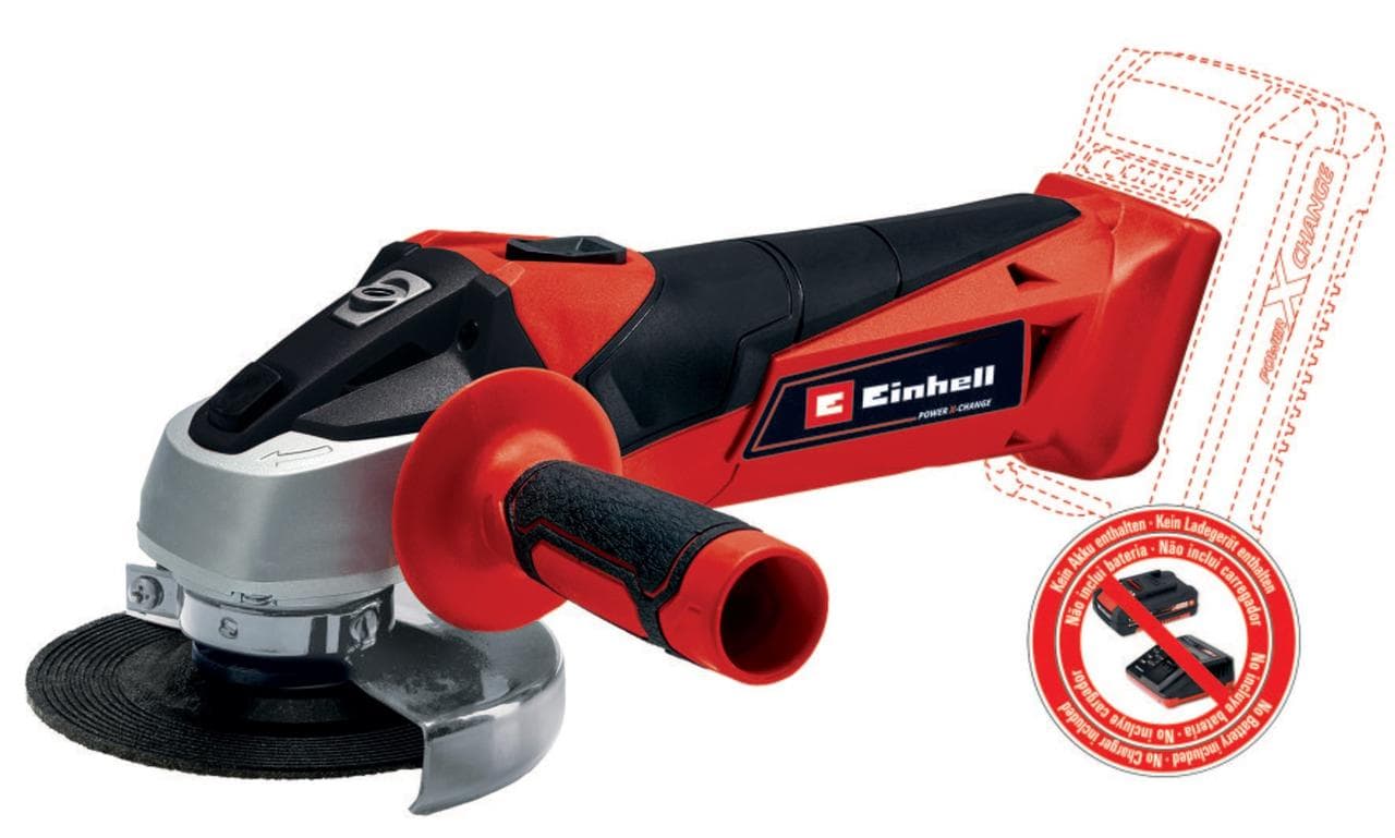 Шліфмашина кутова акумуляторна Einhell TC-AG 18/115 Li - Solo (4431130)