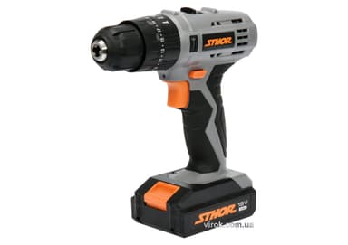 Шуруповерт-дриль ударний акумуляторний STHOR : 18 В, Li-Ion 1,3 АхГод, КМ- 22 Nm, патрон Ø≤10 мм [5]