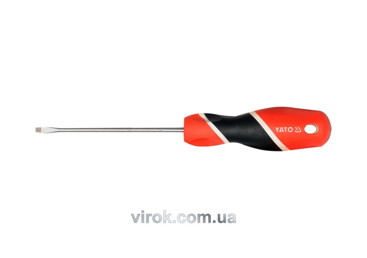 Викрутка плоска YATO : шліц SL3 х 150 мм [12/60/240]