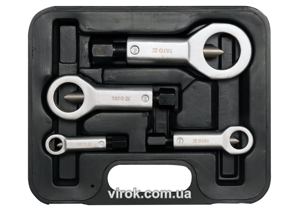 Гайкозривачі YATO М 9-27 мм, компл, 4 шт. [10]