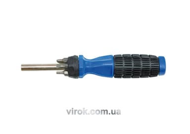 Викрутка VOREL з гумовою ручкою + насадки 6 шт. [25/100]