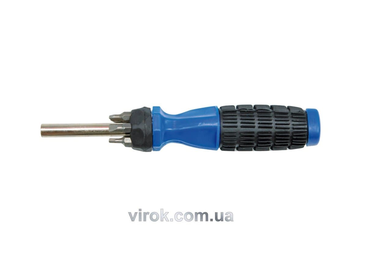 Викрутка VOREL з гумовою ручкою + насадки 6 шт. [25/100]
