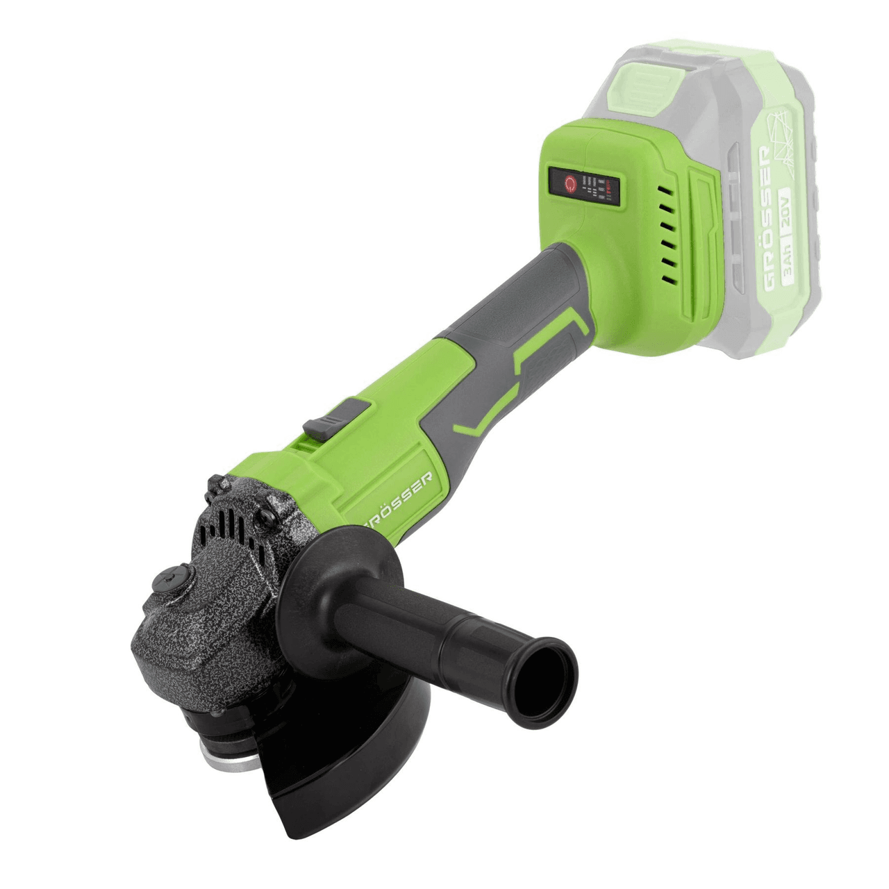 Акумуляторна болгарка Grosser GAG 120N 20 В Ø125 без АКБ без ЗП (Безщіткова)