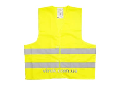 Жилет сигнальний VOREL жовтий, розм. L [100]