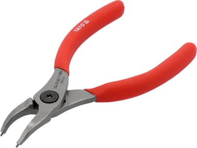 Щипці SEGERA для стопорних кілець YATO гнуті під 45° стискні, l= 140 мм, розвід- 12-25 мм [6/48]