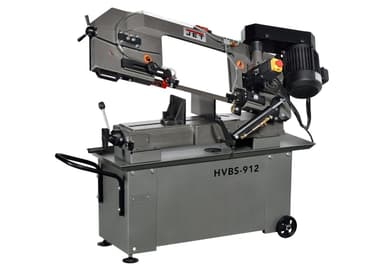 Стрічкопильний верстат по металу JET HVBS-912 : 400В, 750Вт, пол- 2655х27 мм, зона обр.- 127-229мм