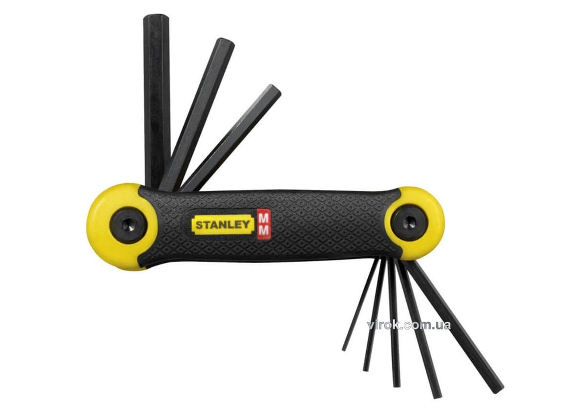 Шестигранник STANLEY 8 шт. складені в 1 корпус, (1.5-2-2,5-3-4-5-6-8 мм)