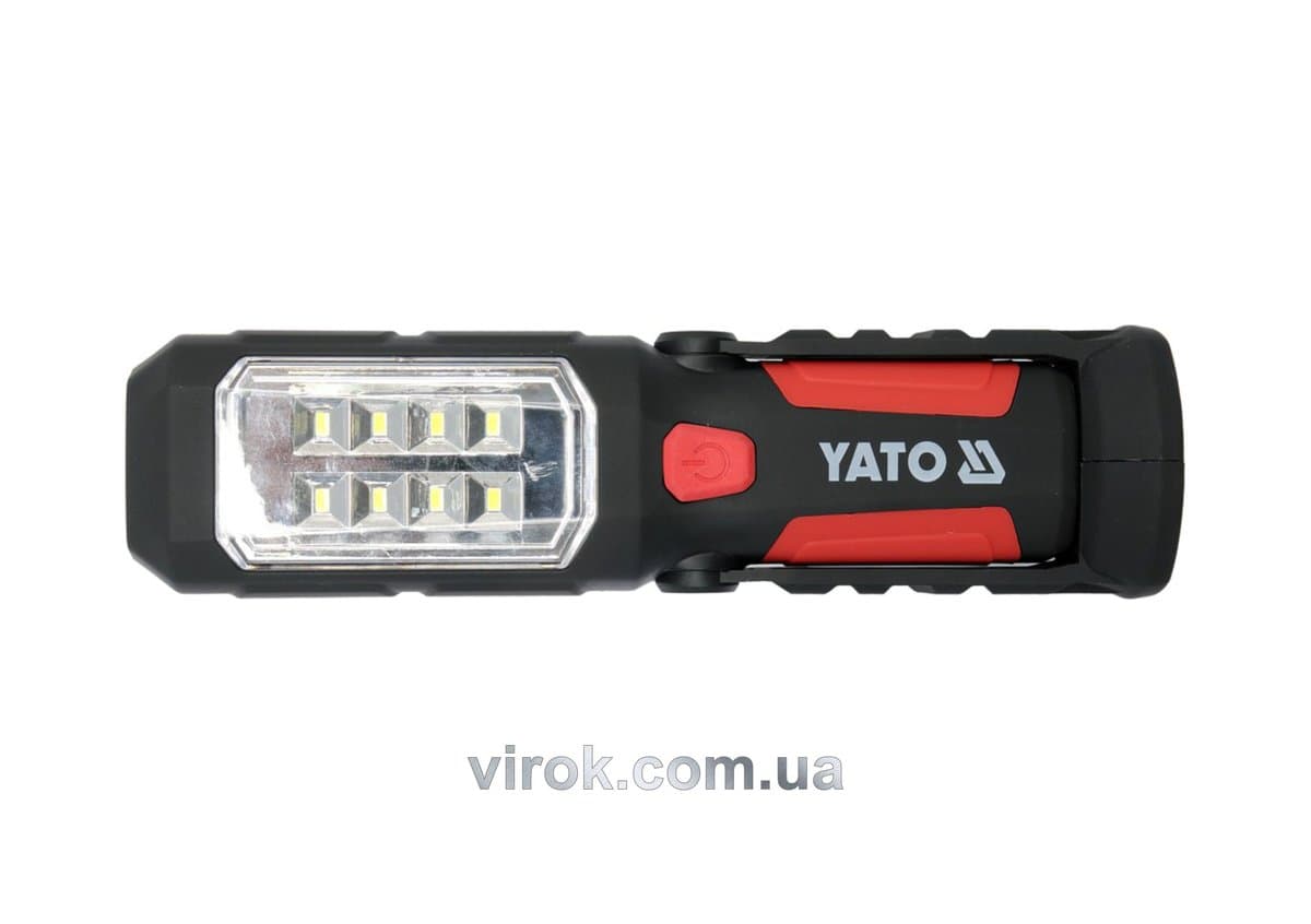 Ліхтар LED на батарейки 3Х АА, 8 + 1 діод , гак + магніт , 3 режими світла [50]