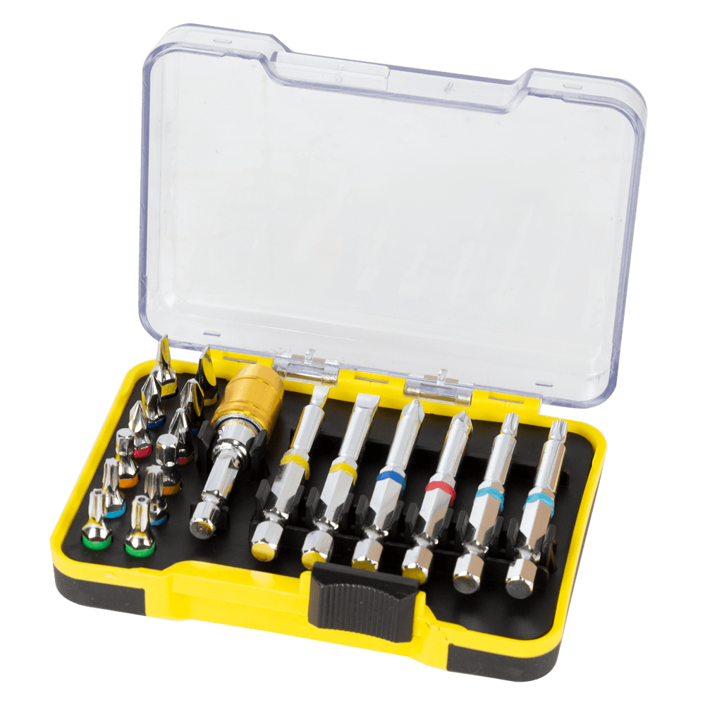 Набір біт + адаптер 19шт S2 Chrome (кейс) SIGMA (4013801)