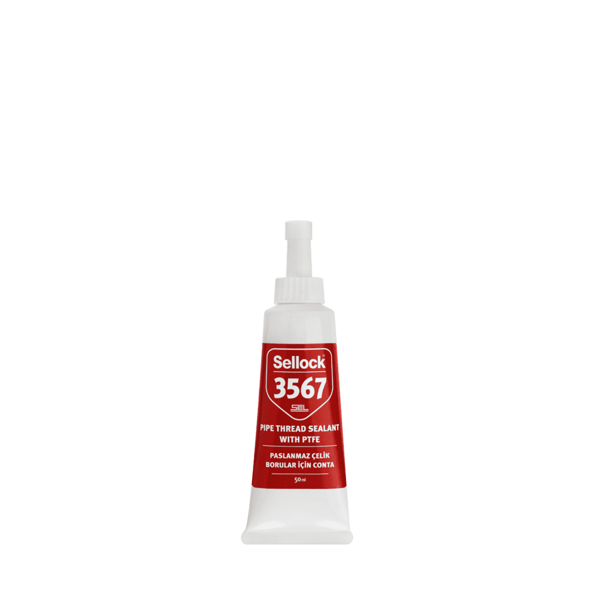 Герметик фіксатор трубної різьби Sellock 3567 (Білий) тюбик V= 50 мл. з PTFE [12]