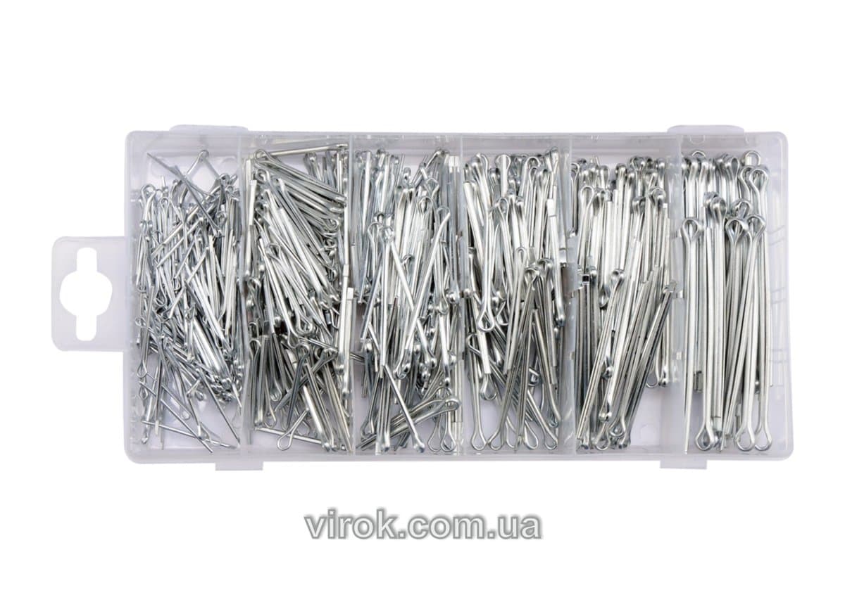 Шплінти різних розмірів YATO, набір 555 шт. [5/10/720]