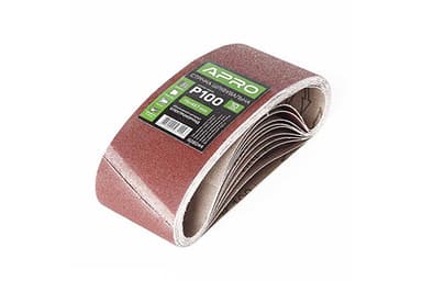 Стрічка шліфувальна нескінченна APRO P100 75×457мм (10шт)