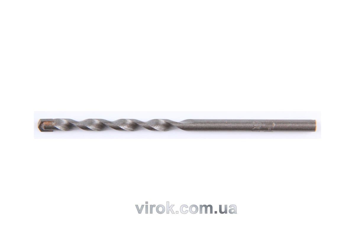 Свердло по бетону, цеглі STHOR : Ø= 4 x 75 мм. S4 для дрилі [200/1000]