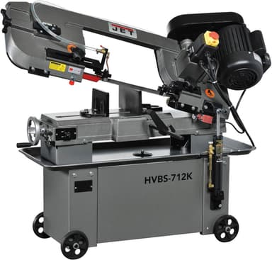 Стрічкопильний верстат по металу JET HVBS-712K: 230V,0,95/0,55кВт,пол. 2362х20 мм,зона обр-110-175мм