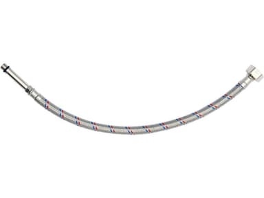 Шланг водопровідний з опліткою з нерж сталі FALA l= 400мм Ø= 8/12, з'єдн F-1/2" х M-M10x1- 50мм 1МПа