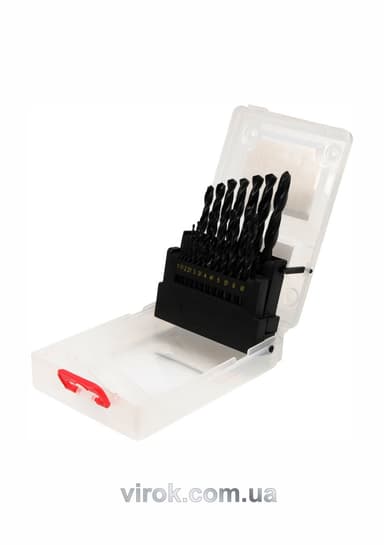 Свердла по металу YATO : HSS, Ø=1-10 мм. (Набір/19 шт.) [15/30]