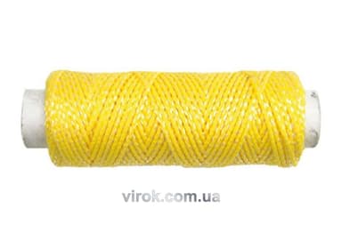 Шнур трасовочний VOREL : L= 40 м, жовтий [80]
