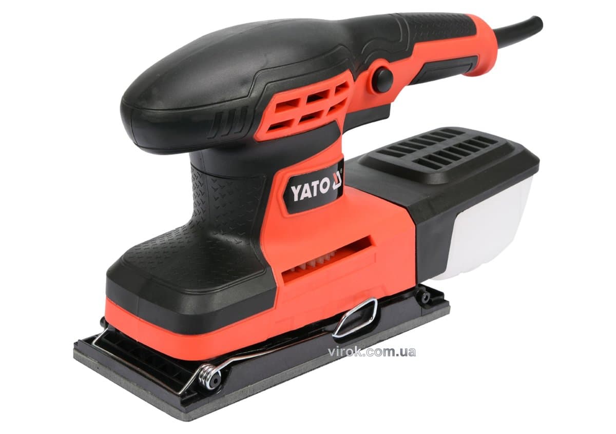 Шліфмашина вібраційна мережева YATO; 230 В, 230 Вт, платформа- 90-187 мм [4]