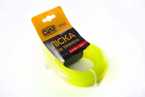 Ліска для тримера 2,4мм трикутник 15м СИЛА