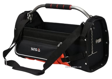 Сумка відкрита для інструменту 22" YATO; 11 кишень, з трубним захоплювачем, з поліестеру [6]
