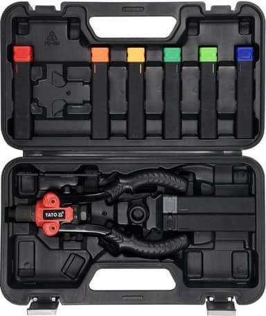 Заклепочник дворучний YATO для нітогайок М3-10 мм і заклепок Ø= 2,4- 6,4мм, L= 260 мм [6]