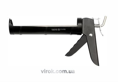 Пістолет півкруглий зміцнений для нанесення герметиків YATO, l= 225 мм [10/20]
