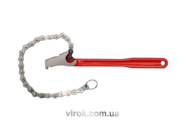 Ключ трубний ланцюговий YATO для труб : Ø ≤ 100 мм (4"); L= 300 мм [6/24]