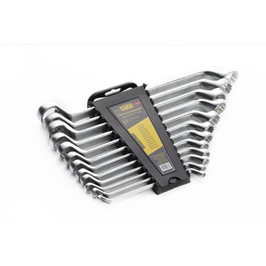 СИЛА Набір ключів накидних двосторонніх CrV 12 шт. (6-23,24x27,25х28,30х32 мм)