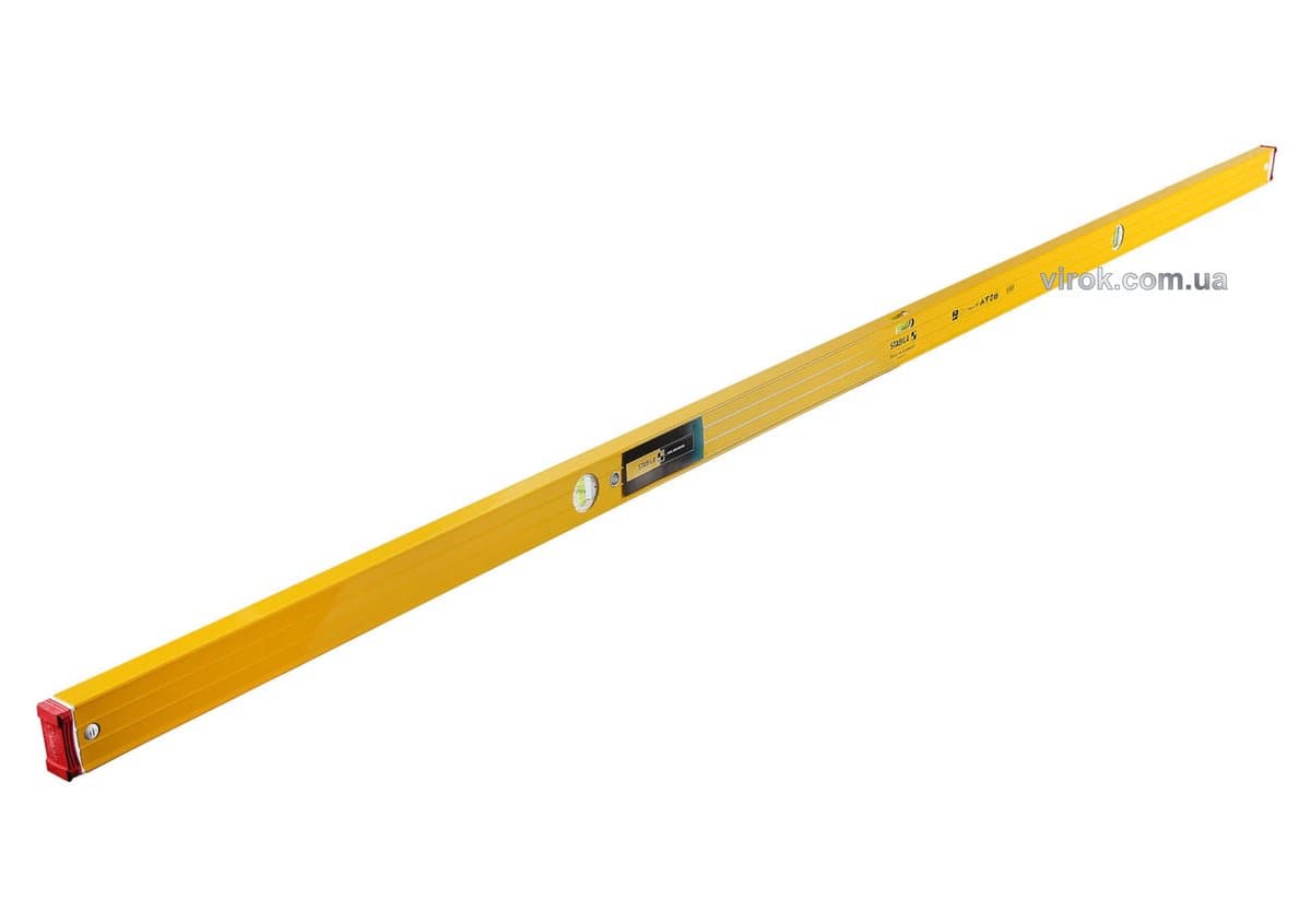 Рівень STABILA Type 96-2 : L= 244 см, 3 капсули. 0,5мм/м., посилений профіль + аморт ковпачки.