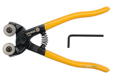 Кусачки для керамічної плитки дискові VOREL : L= 200 мм, 2 дискові різці [6/36]