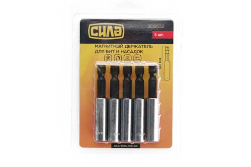 Магнітний тримач для насадок 1/4*60мм (5шт) СИЛА