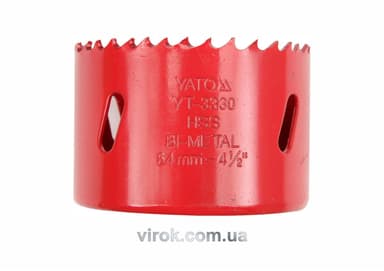 Пила кільцева BI-METAL YATO : HSS M3, Ø= 68 мм [25/50]