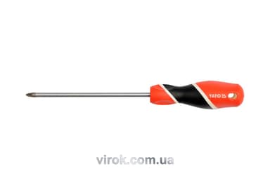 Викрутка хрестова YATO : "Pozidriv" PZ2 х 150 мм [12/36/144]