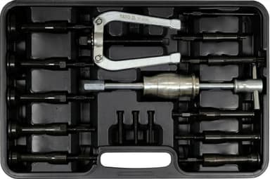 Знімач підшипників зі зворотнім молотком YATO Ø= 8- 58 мм, компл. 15 елем. [2/48]