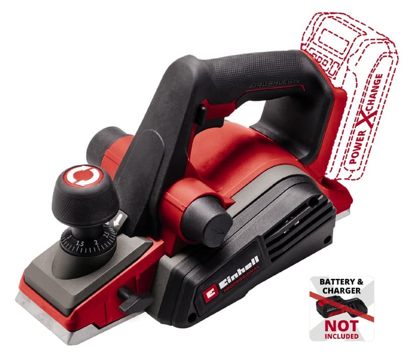 Рубанок акумуляторний Einhell TP-PL 18/3 Li BL - Solo (4345405)