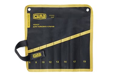 Чохол для гайкових ключів 6,8,10,12,13,14,17,19мм (8шт) СИЛА