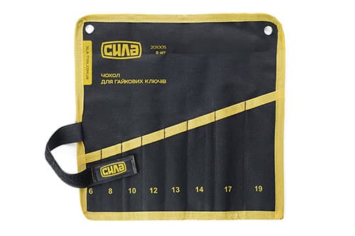 Чохол для гайкових ключів 6,8,10,12,13,14,17,19мм (8шт) СИЛА