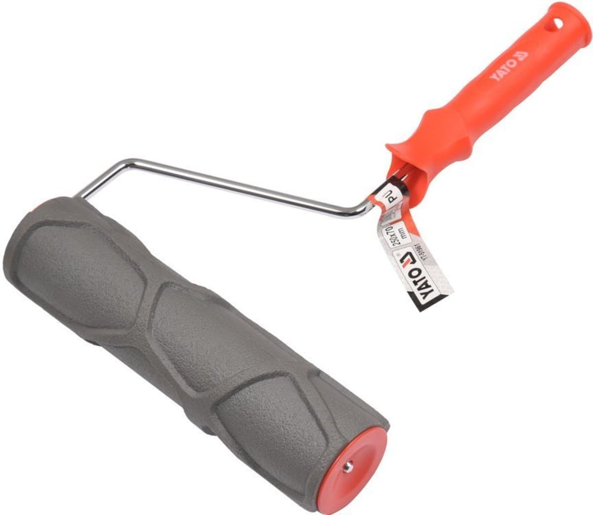 Валик декоративний YATO : Ø= 60 мм l= 235 мм. для узорів в штукатурці , поліуретановий [25]