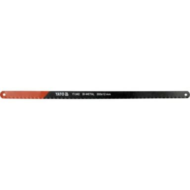 Полотно по металу YATO: l = 300х 12х 0,6 мм, BIMETAL-COBALT упк. 2шт. [20/500]
