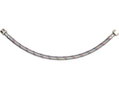 Шланг водопровідний з опліткою з нерж сталі FALA l= 400 мм, Ø= 8/12, з'єднання М-3/8" х F-3/8" 1 МПа