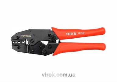 Кліщі для обтискання і зачистки проводів YATO, L=220 мм [5/30]