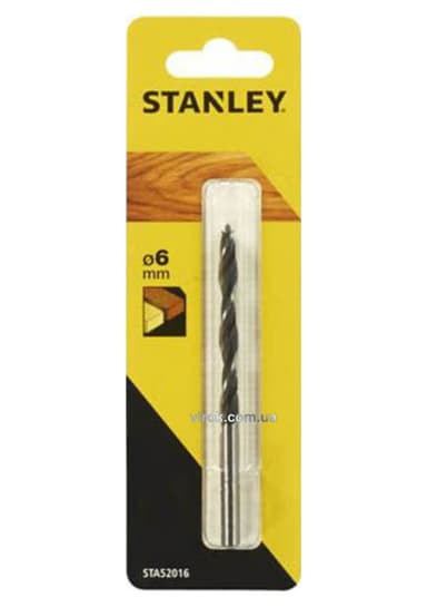 Свердло по дереву STANLEY, Ø= 6 мм