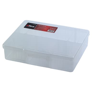 SIGMA Органайзер пластиковий прозорий 6 відсіків 190×160×50 мм ULTRA