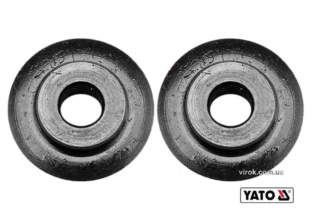 Різці дискові YATO для труборіза : Ø= 18 х 6 мм, h= 4,8 мм.(YT-22338) 2 шт. [50/300]