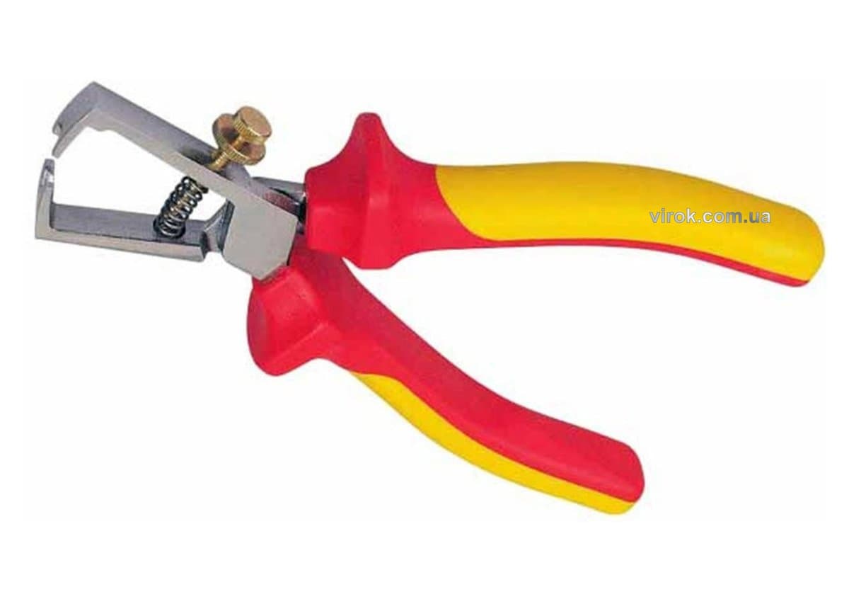 Щипці для зняття ізоляції діелектричні ізольвані STANLEY "MaxSteel" : L=170 мм, корпус VDE до DW