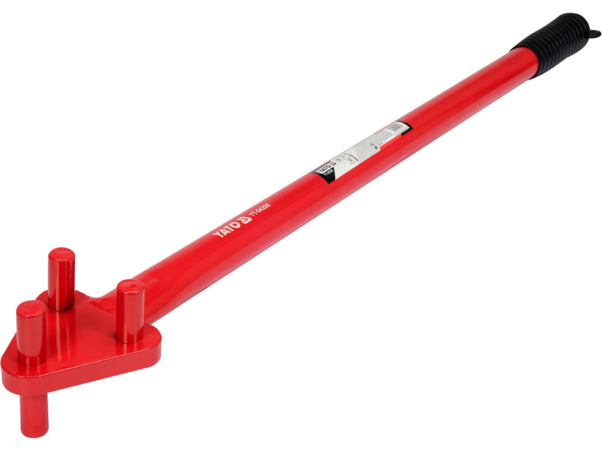 Згинач ручний арматурних стержнів YATO Ø= 6-16 мм, заг. l= 860 мм [2]