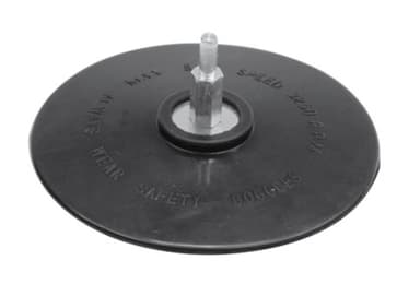 Круг-насадка шліфувальна VORE: Ø=125мм (6-гранн. хвостовик, гума) [30/120]