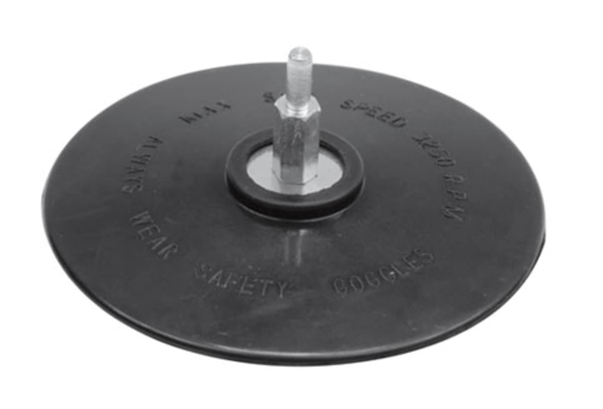 Круг-насадка шліфувальна VORE: Ø=125мм (6-гранн. хвостовик, гума) [30/120]